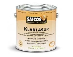 Лазурь для древесины Saicos Klarlasur