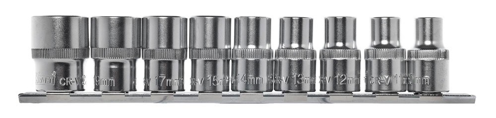 Набор торцевых головок Kraft 1/2"Dr. 9 шт.