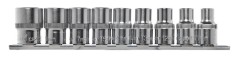 Набор торцевых головок Kraft 1/2"Dr. 9 шт.