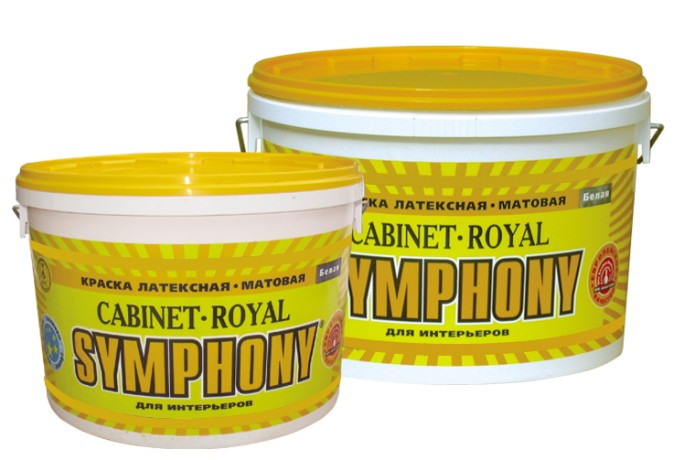 Краска латексная матовая Symphony Cabinet Royal