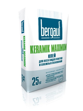 Клей для плитки Bergauf Keramik Maximum Plus