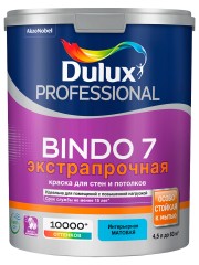Краска экстрапрочная латексная матовая Dulux Professional Bindo-7