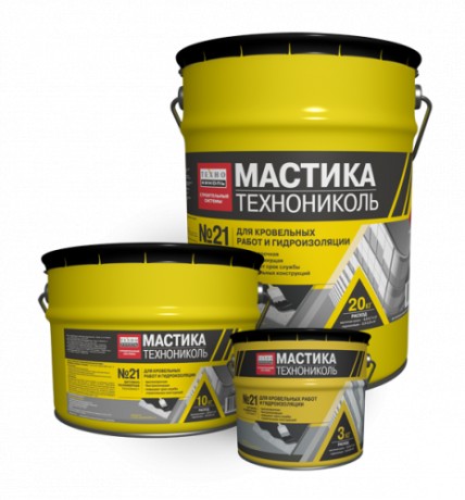 Мастика битумно-полимерная кровельная Технониколь №21 Техномаст