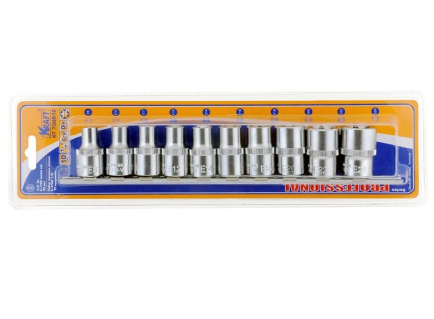Набор головок торцевых и принадлежностей Kraft 3/8"Dr.