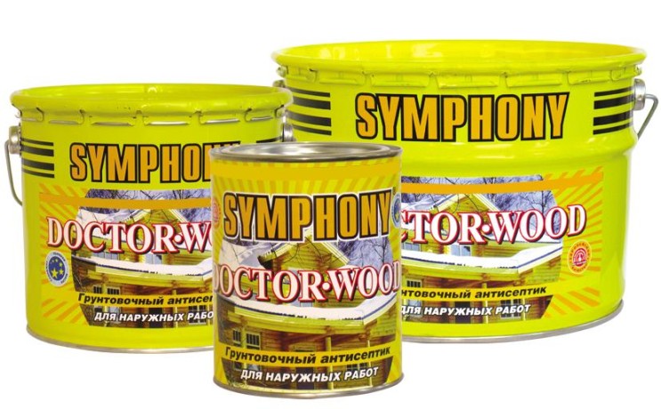 Антисептик грунтовочный Symphony Doctor Wood
