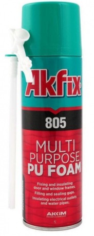 Пена полиуретановая монтажная многоцелевая Akfix 805