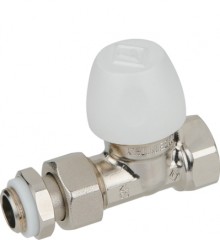 Клапан запорный прямой Bugatti, резьба внутренняя/разъемный соединитель Арт. 8846