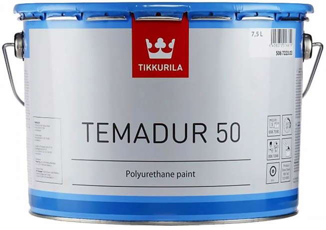 Краска полиуретановая Тиккурила Темадур 50