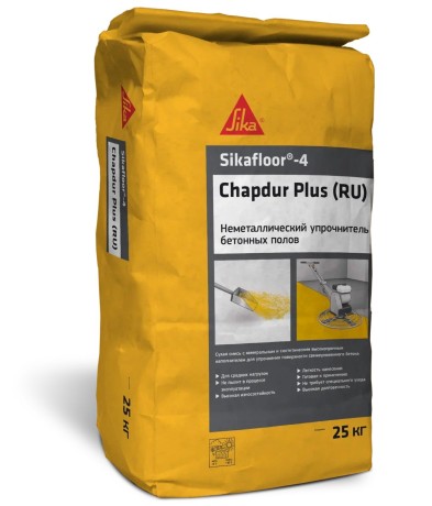 Смесь сухая с синтетическим наполнителей для упрочнения бетонных полов Sika Sikafloor-4 Chapdur Plus