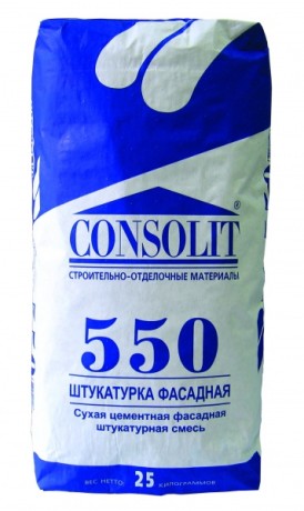 Штукатурка фасадная Consolit 550 Д