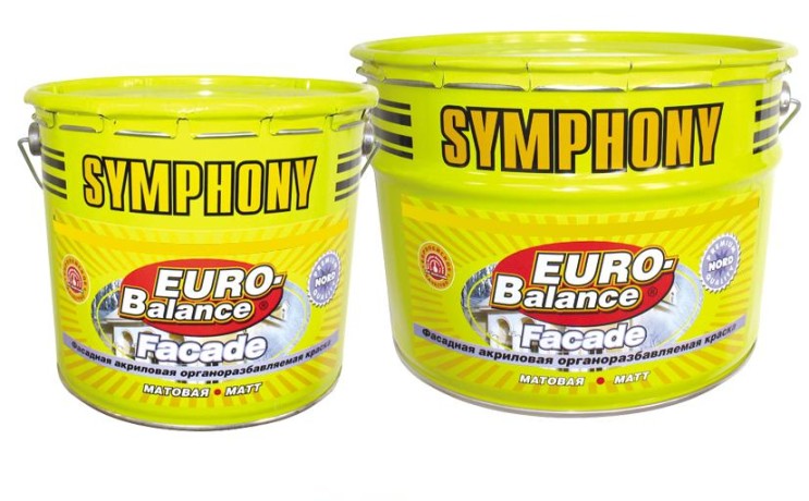 Краска фасадная акриловая Symphony Euro-Balance Facade Nord