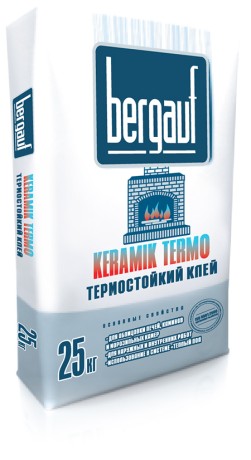 Клей для плитки термостойкий Bergauf Keramik Termo