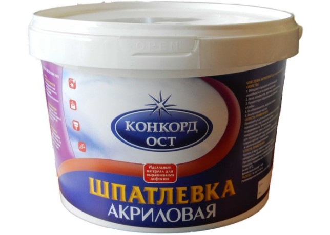 Шпатлёвка акриловая Конкорд Ост