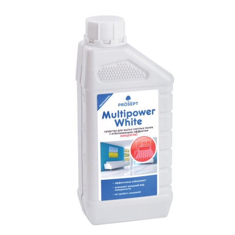 Средство для мытья светлых полов Prosept Multipower White