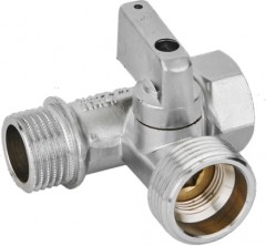 Кран-тройник для подключения сантехнических приборов Bugatti Арт. 877
