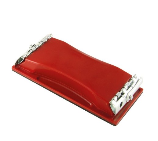 Брусок для шлифования с зажимами пластмассовый Кедр