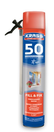Пена монтажная бытовая Krass Home Edition 50