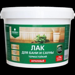 Лак акриловый Prosept для бани и сауны