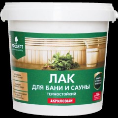 Лак акриловый Prosept для бани и сауны