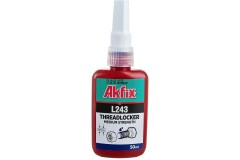 Клей-герметик анаэробный средней прочности фиксатор резьбы Akfix L243