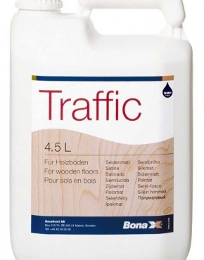Лак воднодисперсионный полиуретановый Bona Traffic 2k