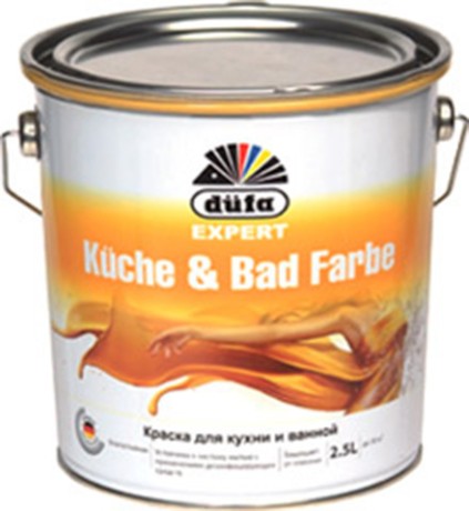 Краска воднодисперсионная для кухни и ванной Dufa Expert Kuche & Bad Farbe