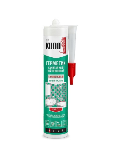 Герметик силиконовый нейтральный санитарный Kudo