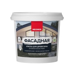 Краска фасадная для древесины Neomid