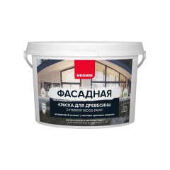 Краска фасадная для древесины Neomid