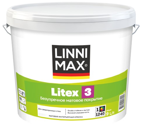 Краска интерьерная LinniMax Litex 3
