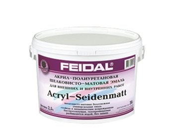 Эмаль Feidal Acryl Seidenmatt Weiss