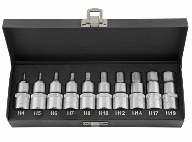 Набор насадок со вставками Kraft 1/2"Dr. шестигранные