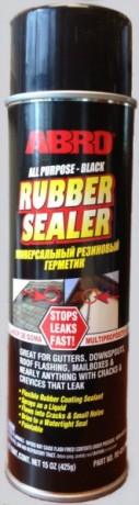 Герметик резиновый универсальный Abro RS-425-BLK