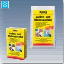 Шпаклевка для наружного применения и клеящая шпаклёвка Pufas