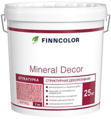 Штукатурка структурная декоративная Finncolor Mineral Dеcor «Короед» 2 мм