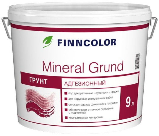 Грунтовка адгезионная Finncolor Mineral Grund