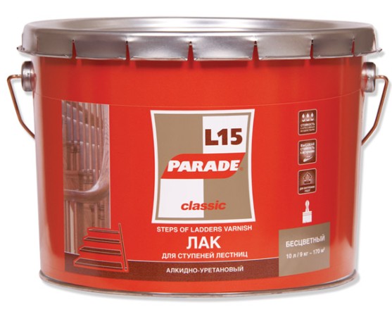 Лак для ступеней лестниц Parade Classic L15