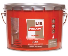 Лак для ступеней лестниц Parade Classic L15