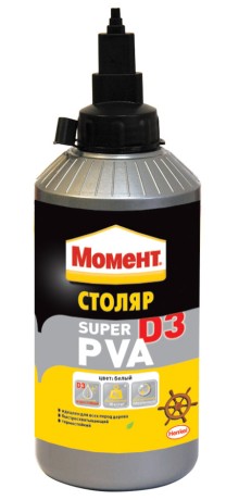 Клей водостойкий Момент Столяр Супер ПВА D3