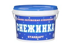 Краска для стен и потолка "Снежинка" Стандарт БС-10