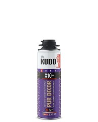 Клей-пена монтажный и стыковочный Kudo PUR Decor X10+
