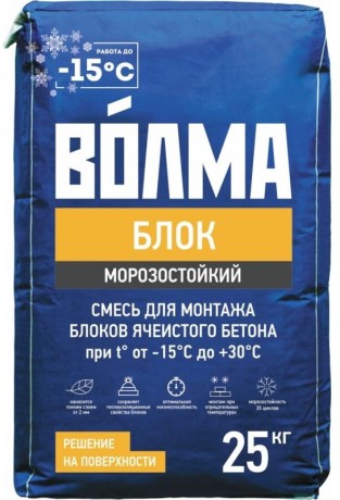 Клей монтажный Волма-Блок Морозостойкий