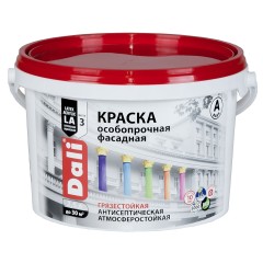Краска фасадная особопрочная Dali