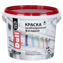 Краска фасадная особопрочная Dali
