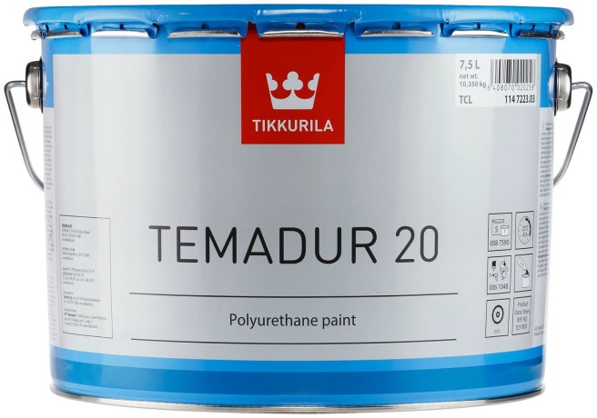 Краска полиуретановая Тиккурила Темадур 20