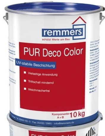 Покрытие напольное полиуретановое Remmers PUR Deco Color