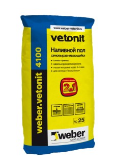 Пол наливной Вебер Ветонит 4100