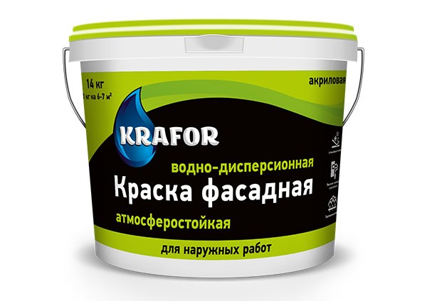 Краска фасадная Krafor