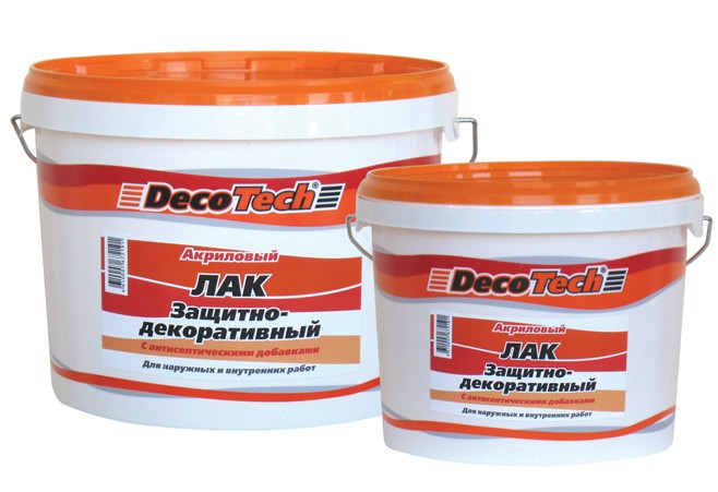 Лак защитно-декоративный DecoTech