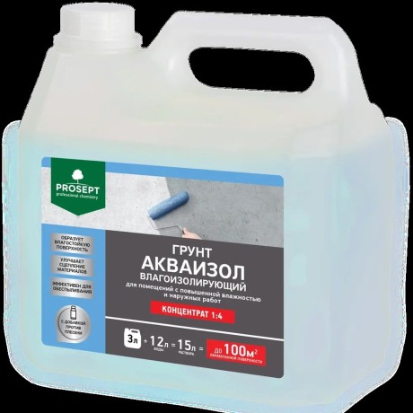 Грунт влагоизолирующий Prosept Акваизол